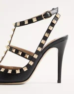 Valentino Rockstud Grainy Leather Ankle Strap Pump 100 Mm - Image 2
